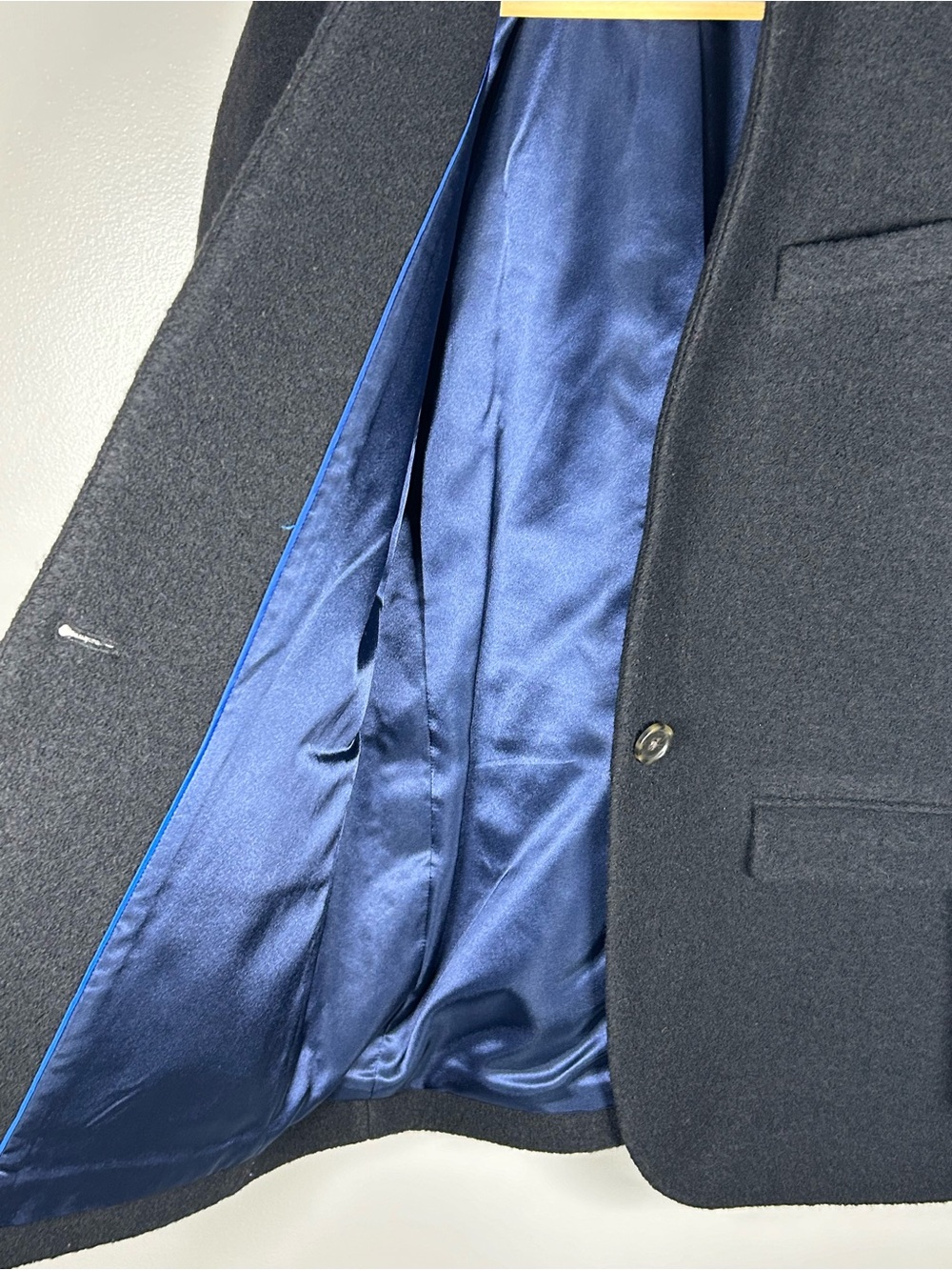 J.Crew Leighton Italian Boiled Wool Black  Blazer Jacket - Picture 7 of 13